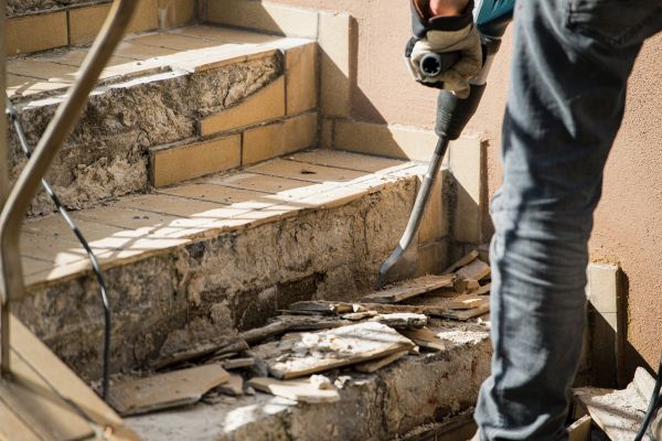 Concrete Stair Demolition in Murrells Inlet